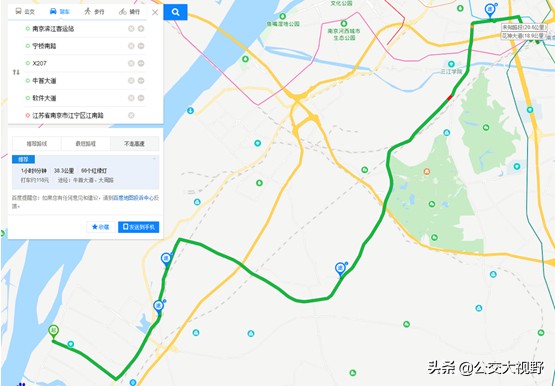 江宁707路最新路线图,江宁707路