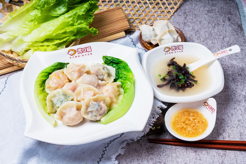 炳记饺子云吞店加盟,手工云吞饺子现包现卖加盟店