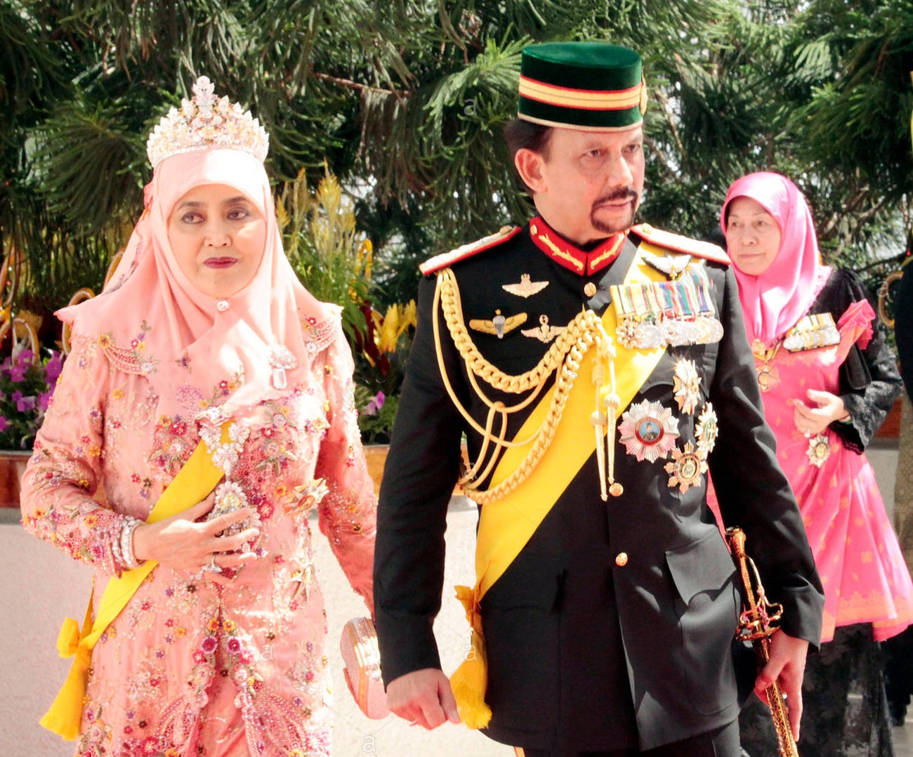 文莱王室的王冠和珠宝,文莱亲王有多奢侈