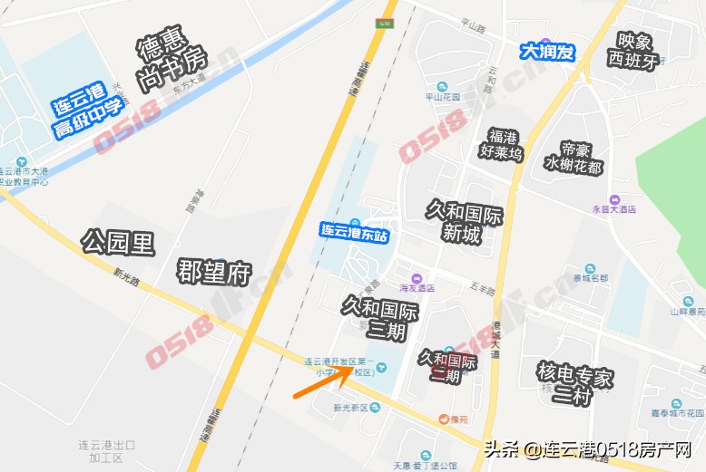 连云港市区学区房一览表,连云港实验小学学区房未来可期