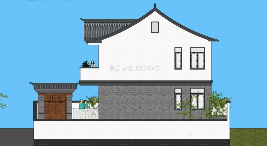 宅基地西高东低,坐西朝东宅基地设计图