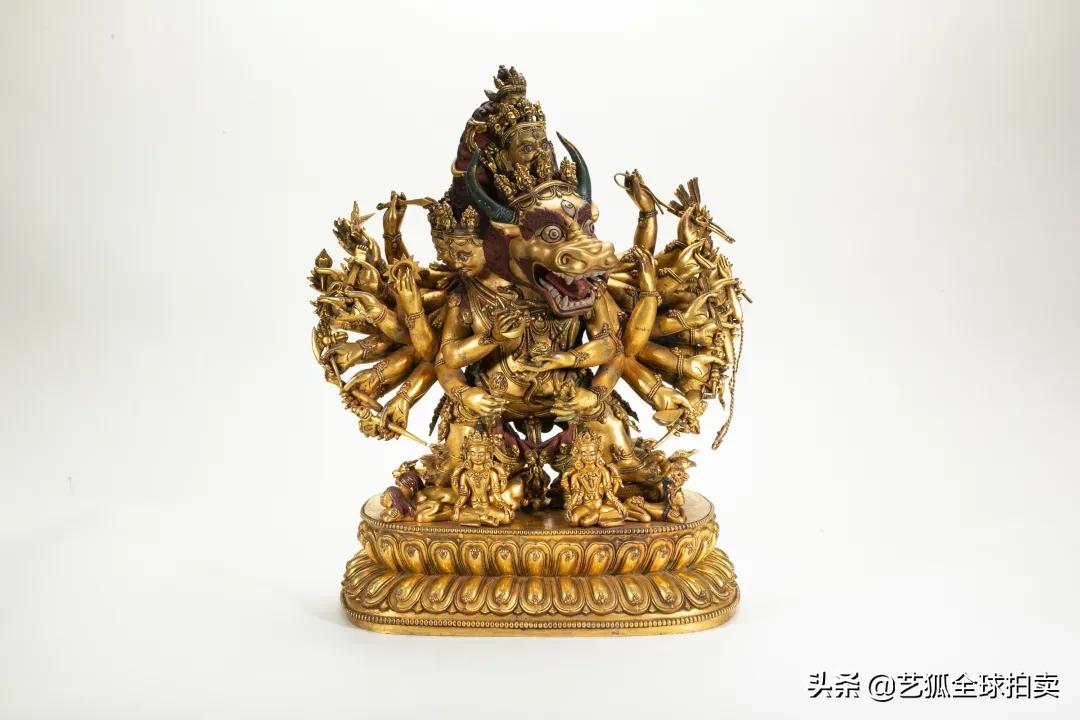 乾隆御制四方景泰蓝花鸟拍卖价格,清乾隆铜鎏金景泰蓝镶嵌宝石宫灯