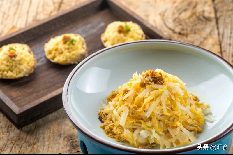 蟹粉烩花胶高端做法,螃蟹花胶鲍鱼粥