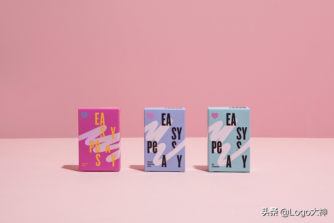 高级美妆品牌logo设计,easypeasy介绍