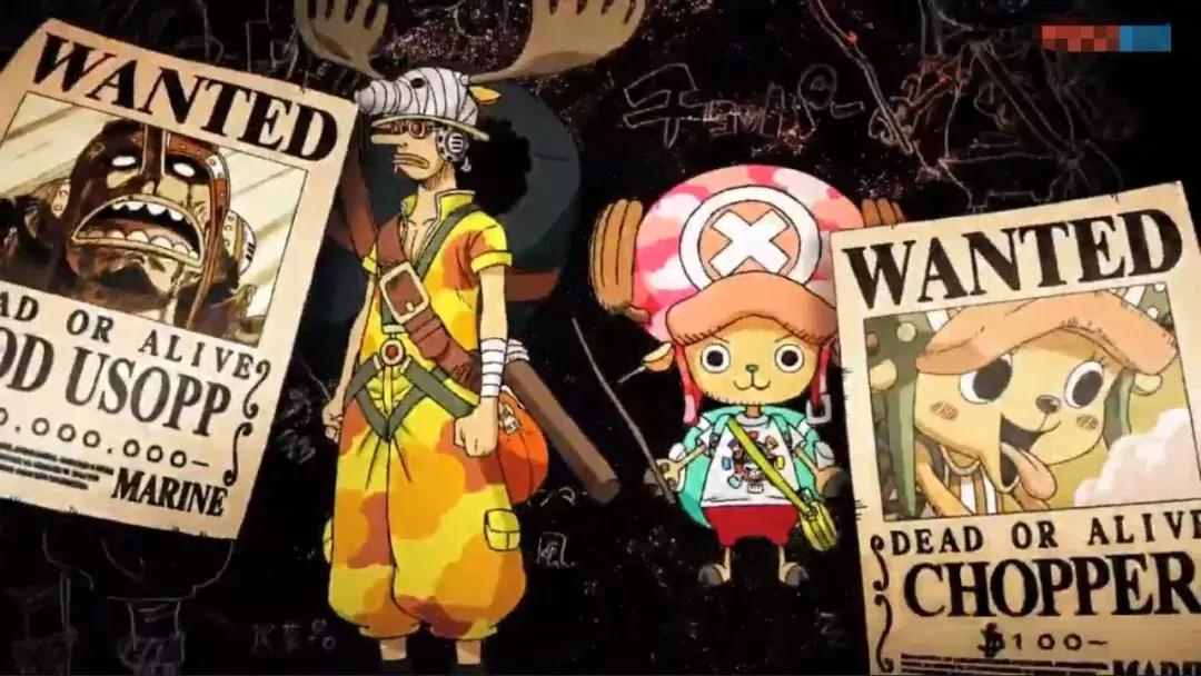 草帽海贼团皇副索隆山治,山治和乔巴看到悬赏金