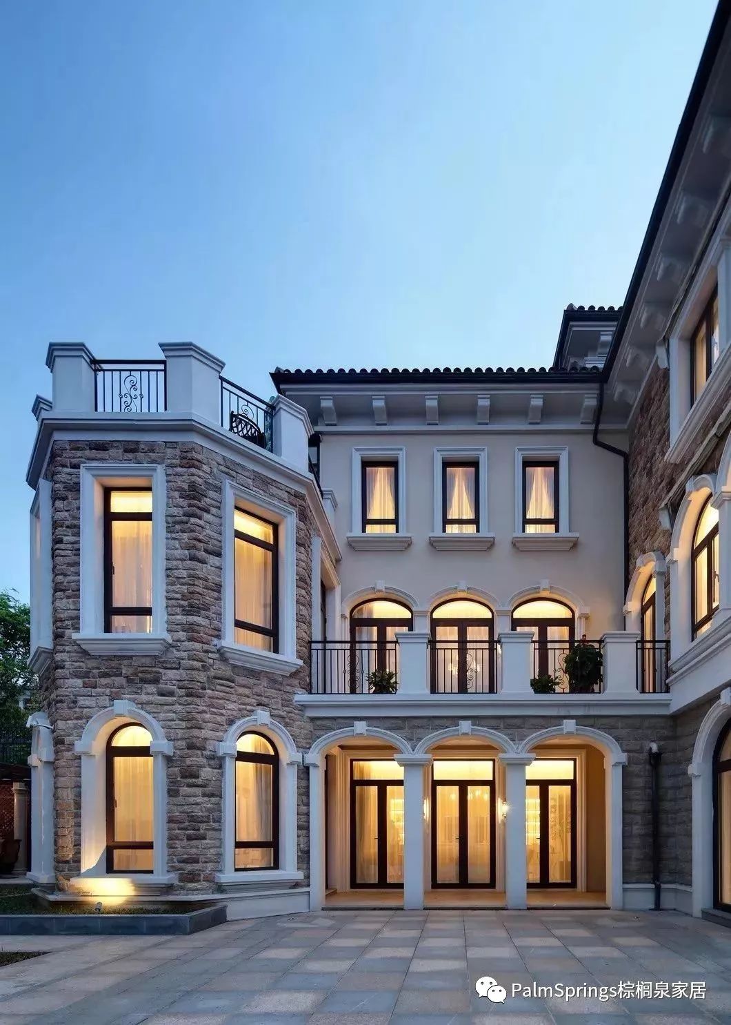 PALMSPRINGS案例|680㎡奢美花园别墅,遇见「有温度的家」