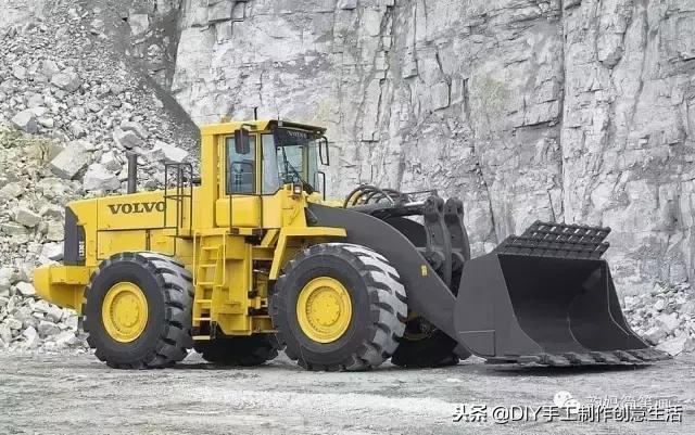 挖掘机挖土机怎么画简笔画,挖土机简笔画推土机