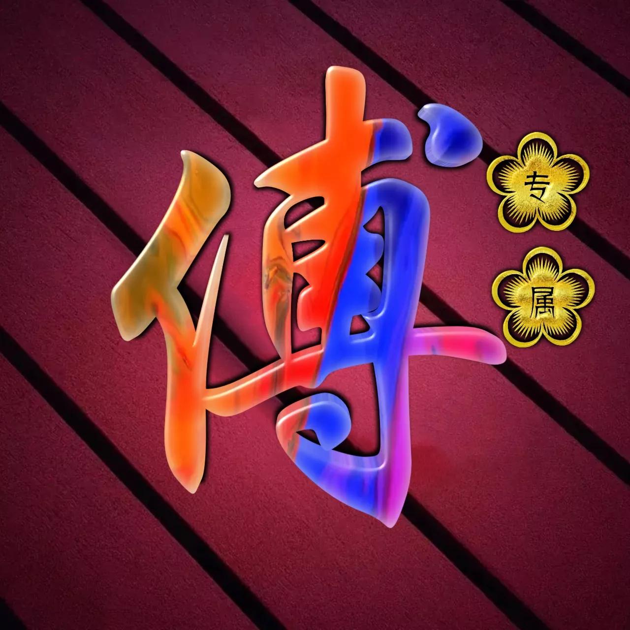 炫酷吊炸天非主流姓氏头像,金光闪闪姓氏头像唯美