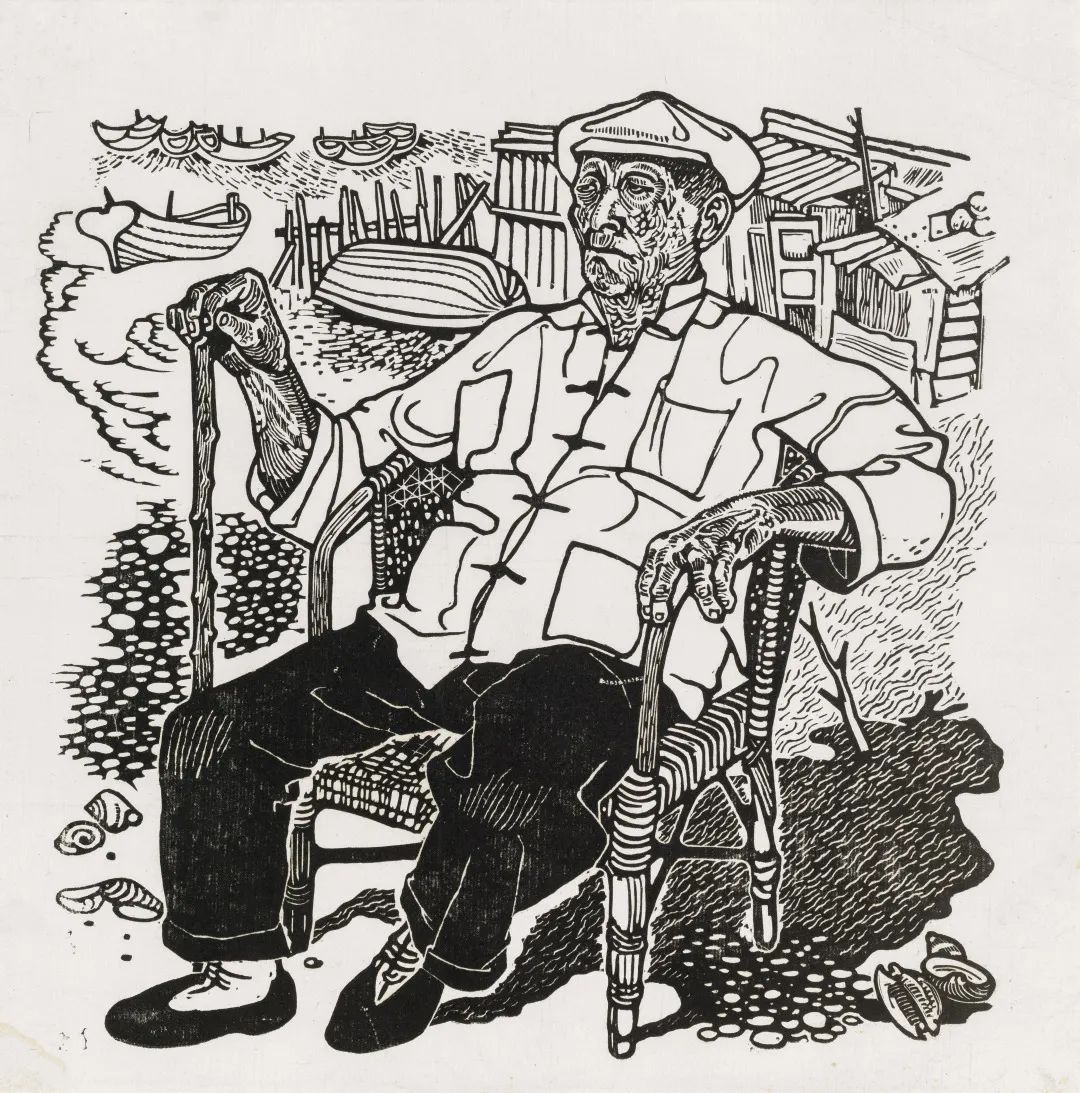 黄永玉画老头,96岁天才画家黄永玉