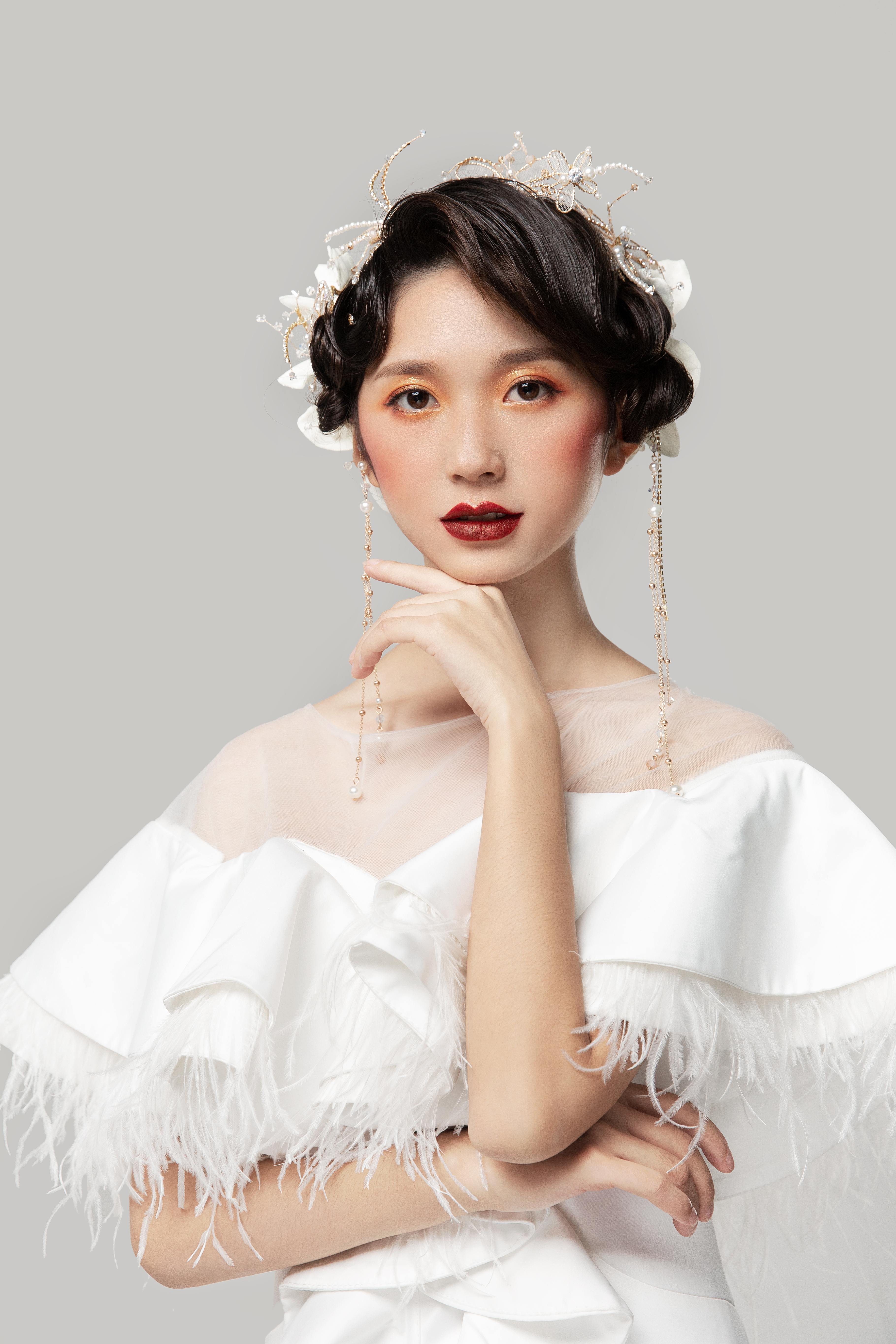 分享一组中式新娘造型美爆了,超惊艳新娘造型