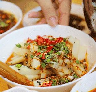 中国人吃凉皮,你知道中国人吃过什么么