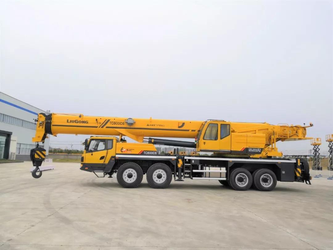 中联80吨5节臂吊车教学视频,徐工80吨6节臂吊车参数