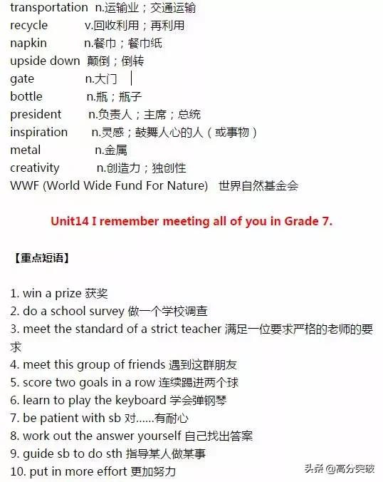 中考英语重点句型归纳,2022中考英语必背100个句型