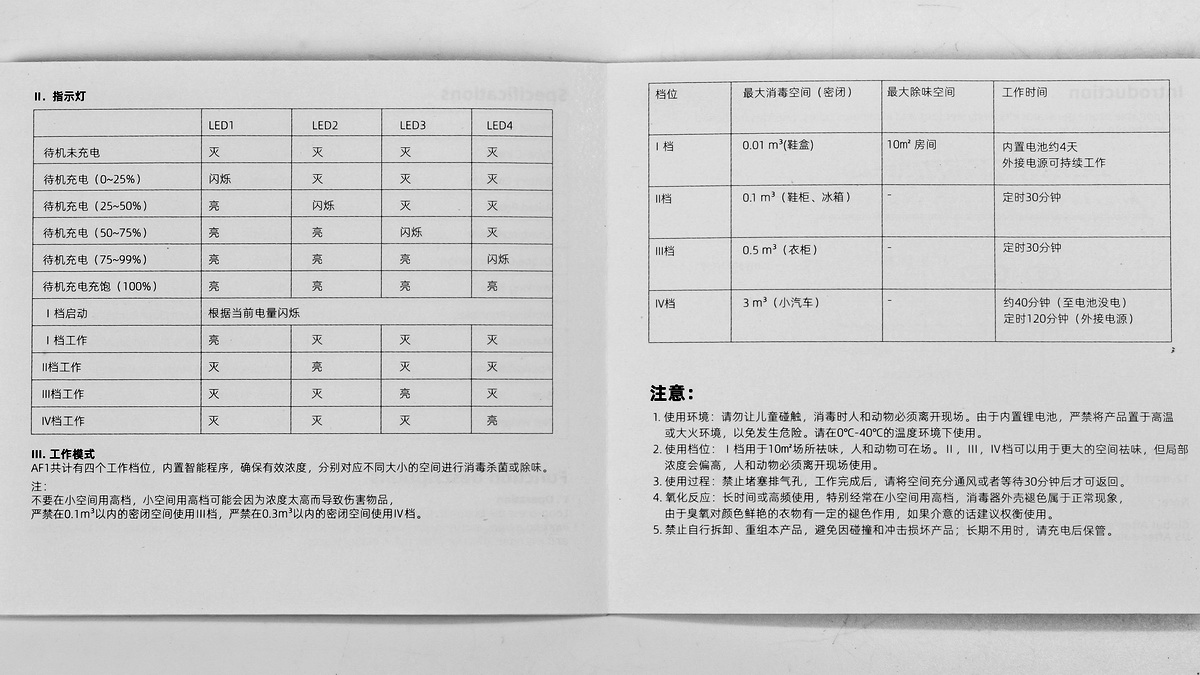 家庭健康卫士——XTAR爱克斯达AF1蓝氧消毒除味器试用体验