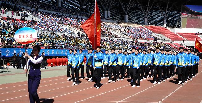 高清大图！震撼来袭！金普新区第三届全*运民**动会开幕式，精彩