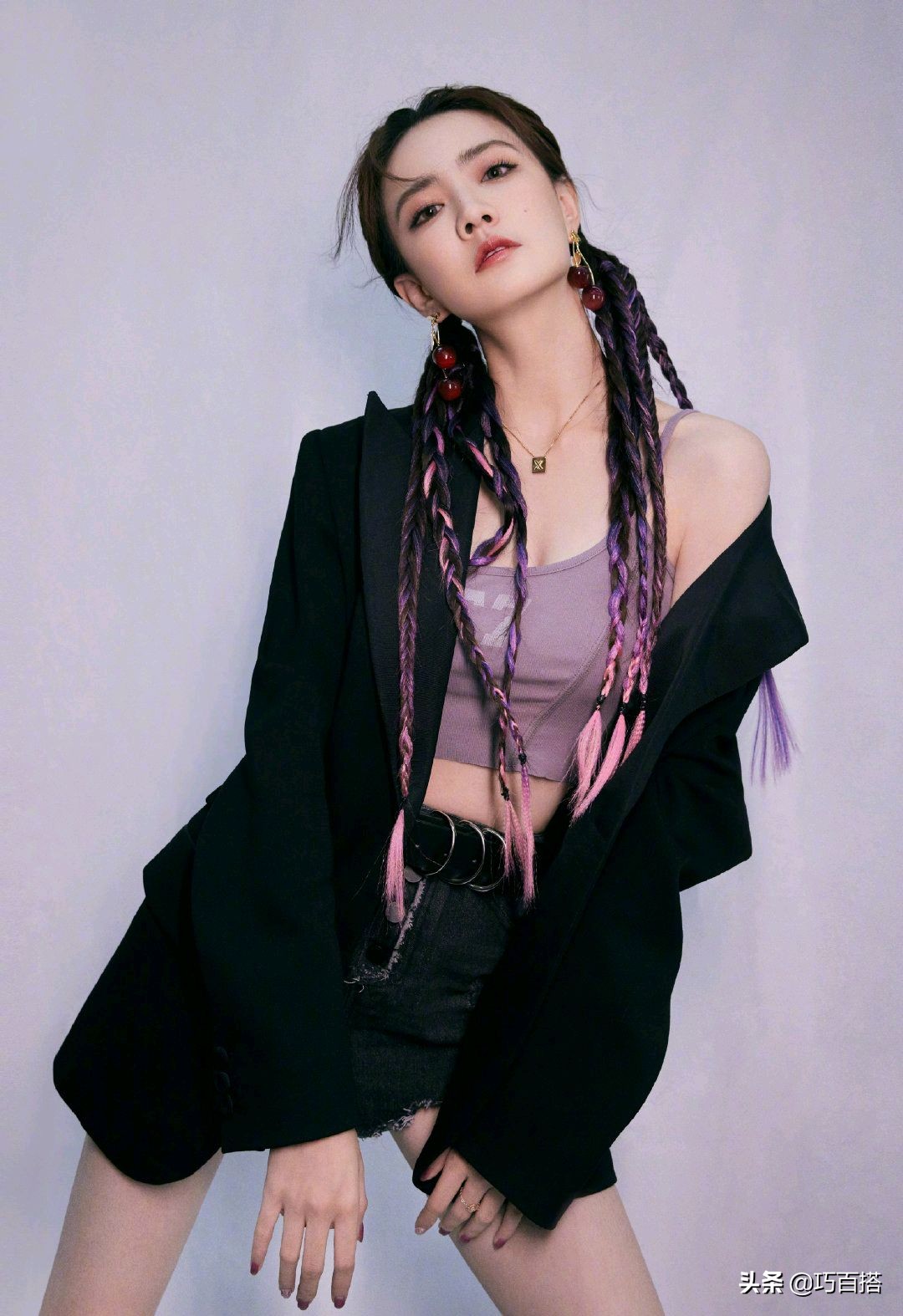 徐璐短裤穿搭图片,徐璐的教科书式穿搭