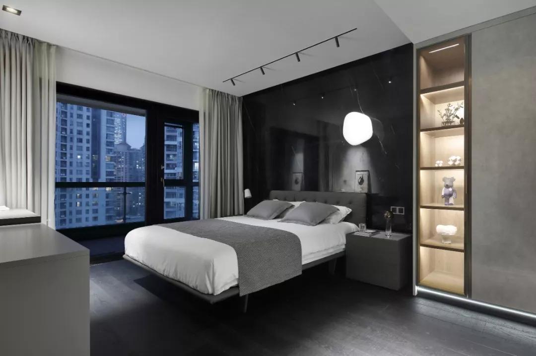 高级灰轻奢住宅,轻奢雅灰美宅效果图