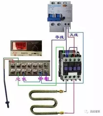 断路器按钮与接触器接线图,11种断路器接触器电气互锁接线图