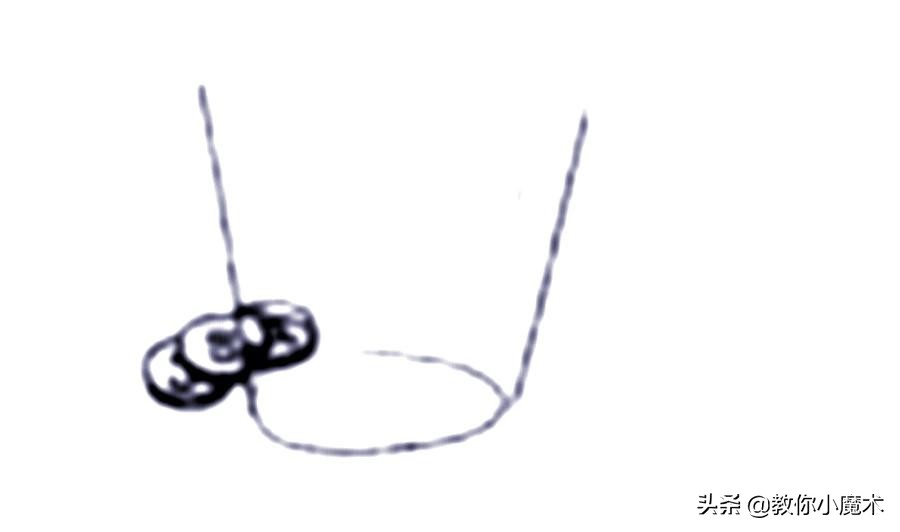 硬币入杯中杯魔术教学,小魔术教学简单硬币