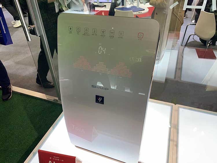 夏普空气净化器亮相AWE两大技术呵护呼吸健康