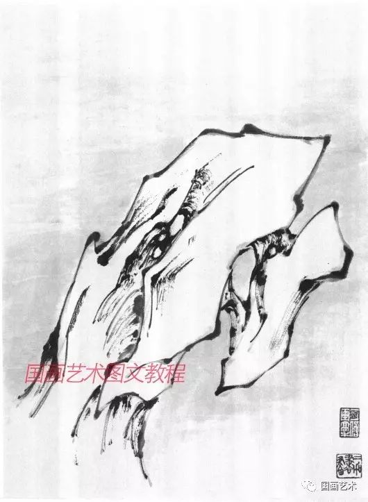 老春山水画基础技法,中国山水画技法教学王岳岗