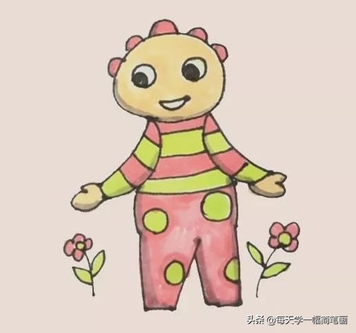 一年级简笔画花园,儿童简笔画花园图片大全