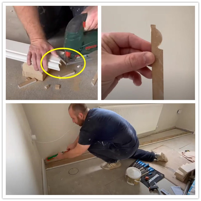 原来踢脚线加装灯带,踢脚线翻新最简单最省钱的方法