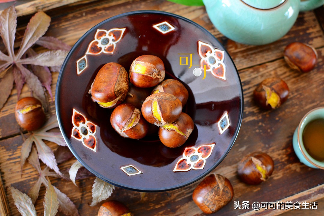 秋风起糖炒栗子飘香,秋风起板栗香视频
