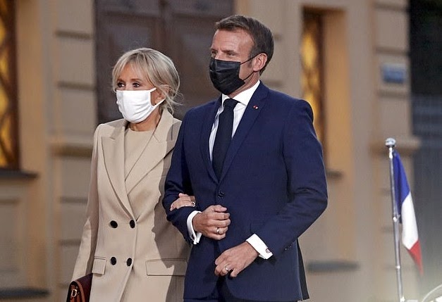 布丽吉特马克龙年轻的照片,布丽吉特马克龙身材