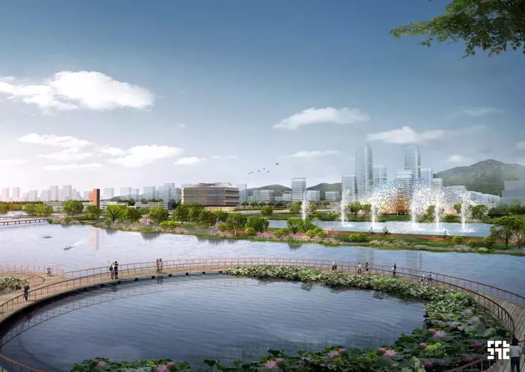 洛阳洛河西湖景观规划,洛阳甘泉河湿地公园规划图