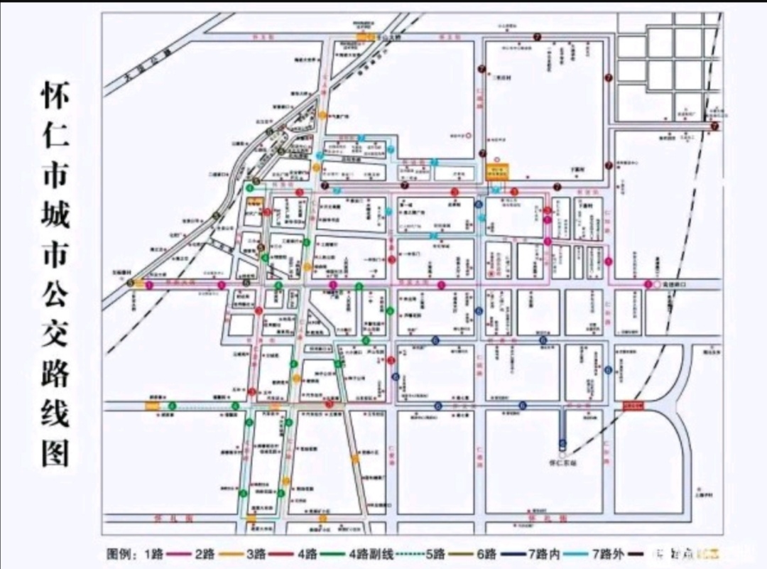 怀仁市公交线路图 (怀仁市公交车免费时间)