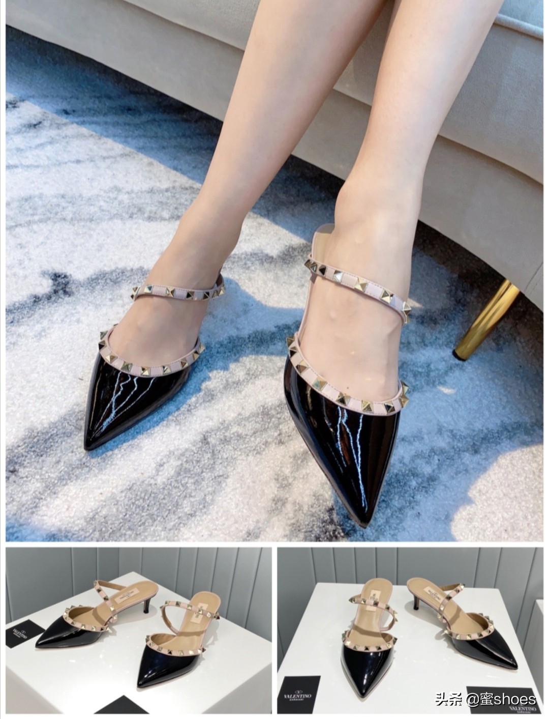 哪个颜色的华伦天奴铆钉鞋最好看,华伦天奴铆钉鞋哪款好看