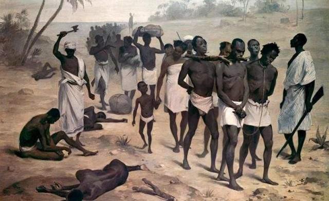 黑奴的海上悲惨生活:食物连猪食都不如,不愿吃就敲开嘴往里灌