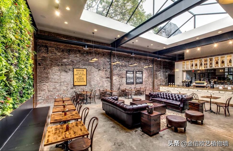 咖啡厅复古壁挂墙设计图,露天咖啡厅设计说明