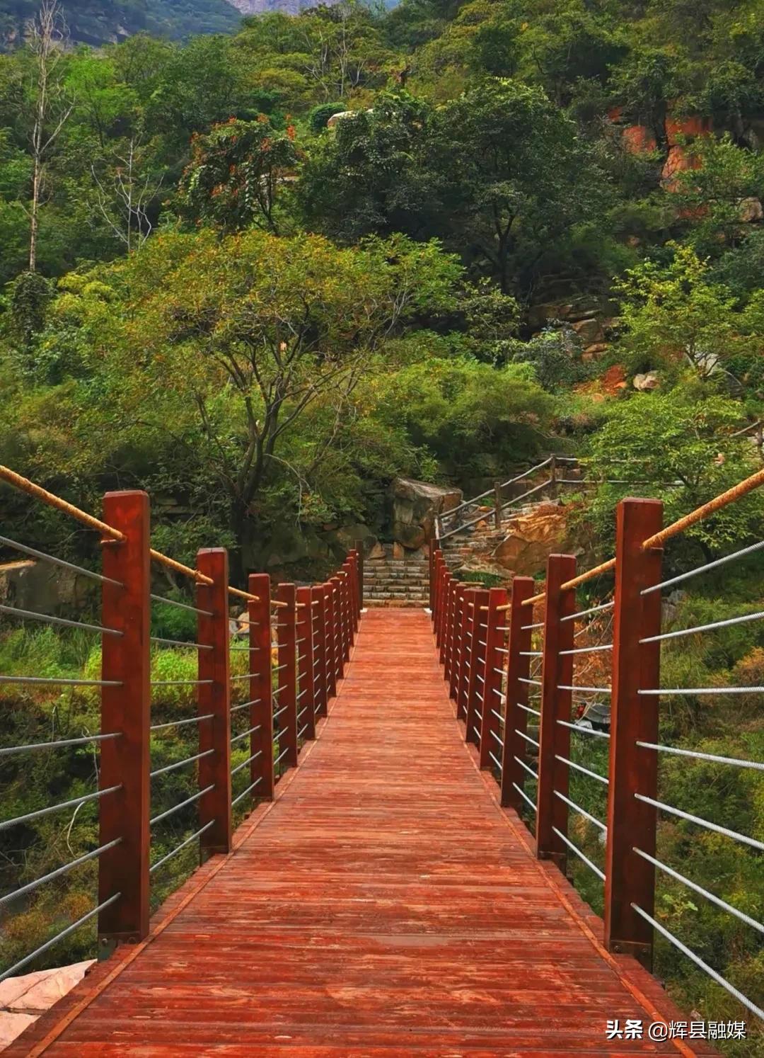 辉县关山景区游览图高清,河南省新乡市辉县关山景区
