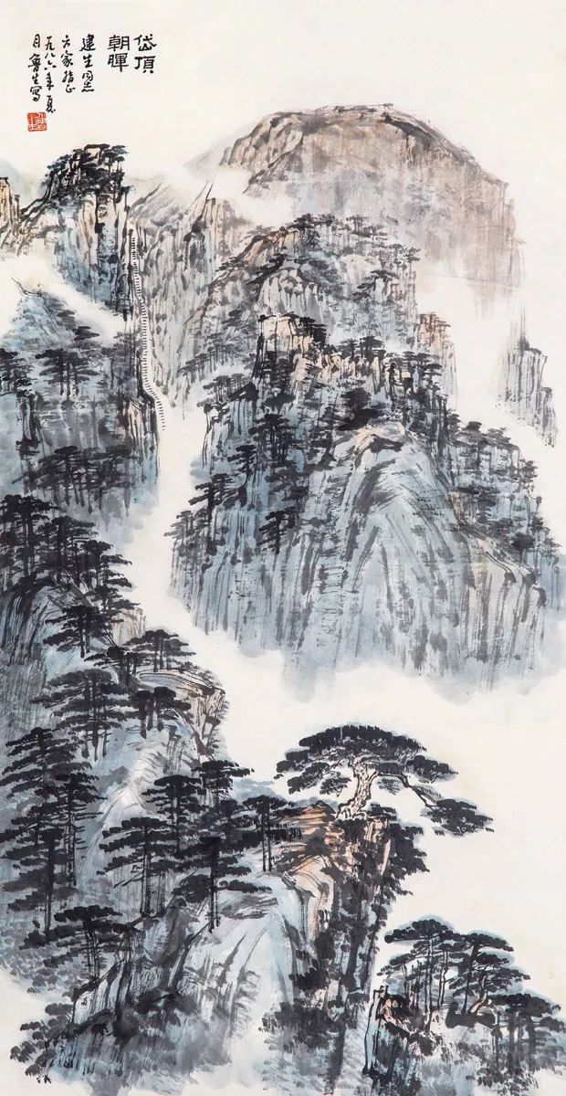 陈继儒山水画作品欣赏,陈良宗山水画作品欣赏