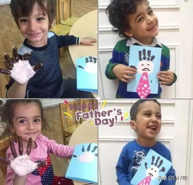 父亲节礼物手工教程使用白色的纸,8-12岁父亲节手工礼物卡纸