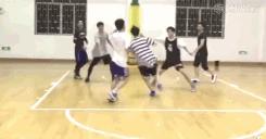 鹿晗跳投集锦视频,鹿晗篮球高光时刻