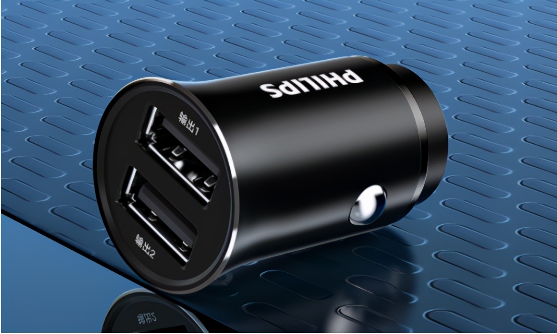 飞利浦45w车充,飞利浦口红车载充电器快充