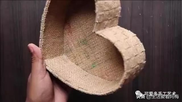 小型快递盒改造收纳盒好看又简单,心形收纳盒创意手工
