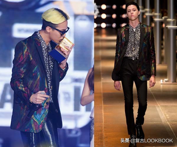 gd权志龙最新时尚排名,gd权志龙蓝色西装白匡威