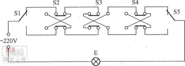 浴室的联动开关,联动开关的接法