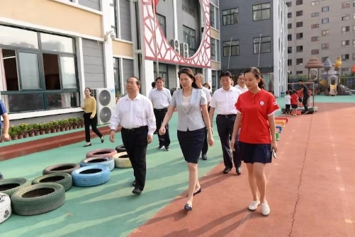 情系幼教关爱幼儿——周口旭日幼儿园迎接省、市领导视察工作