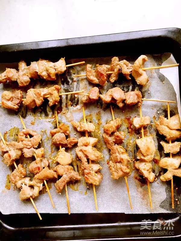 买100元烧烤回家,买了十元的猪肉