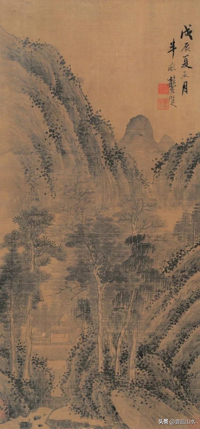 最真实的国画山水画,当代国画山水中的点景人物