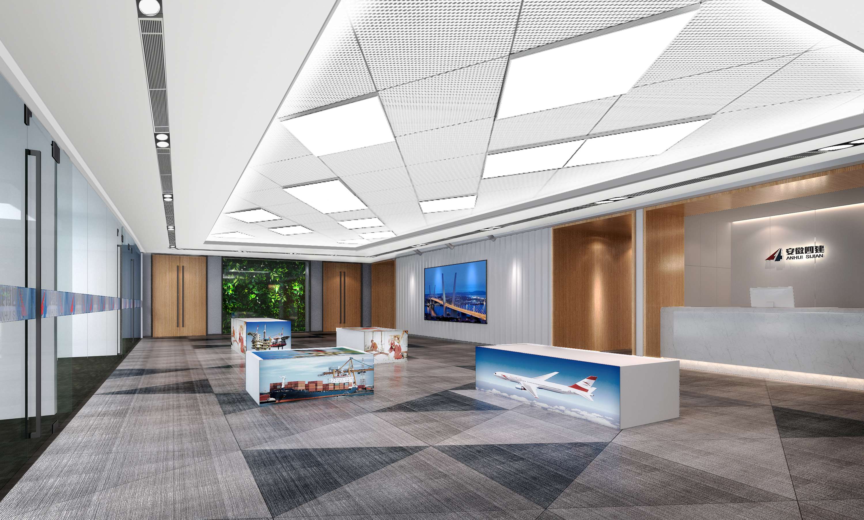 合肥现代办公室设计公司费用,合肥办公室设计定制