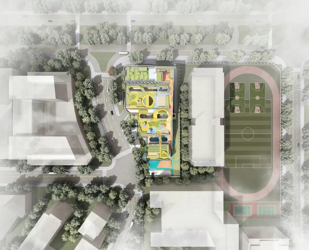 深圳湾第一幼儿园设计视频,深圳湾第一幼儿园效果图