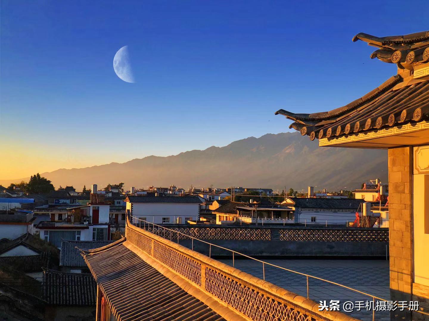 手机摄影天空教学视频,手机拍摄月亮的摄影技巧