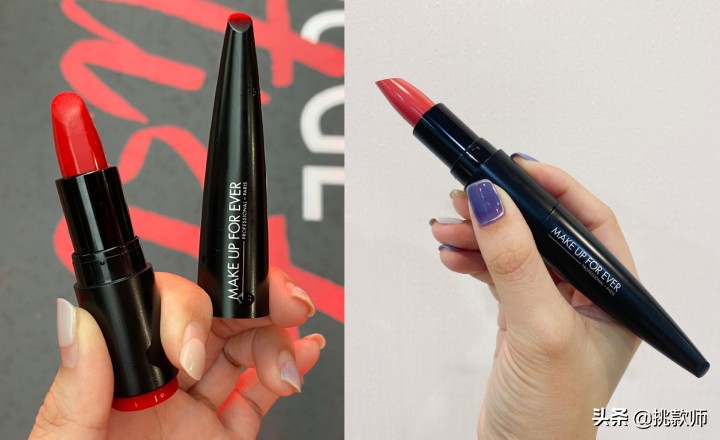 mac唇膏2022春季新品,阿玛尼挚爱唇膏201试色