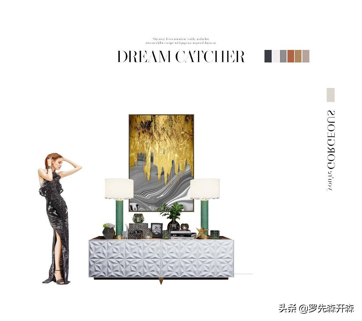 450㎡现代轻奢别墅软装设计；自然灵动，享现代雅士